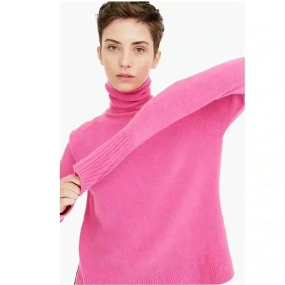 J. Crew Side Slit Supersoft Turtleneck Sweater XS - Picture 6 of 6